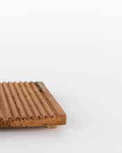 Load image into Gallery viewer, Mango Wood Grooved Pedestal