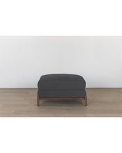 Load image into Gallery viewer, Morrison Wood Base Ottoman