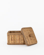Load image into Gallery viewer, Woven Cane Tuscan Box