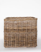 Load image into Gallery viewer, Square Rattan Basket