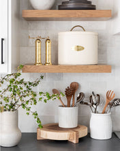 Load image into Gallery viewer, Brass Detailed Metal Bread Box