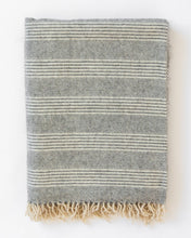 Load image into Gallery viewer, Alpaca Fog Stripe Throw
