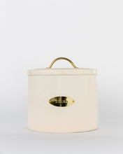 Load image into Gallery viewer, Brass Detailed Metal Bread Box
