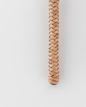 Load image into Gallery viewer, Leather Woven Handle Salad Servers
