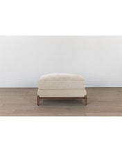 Load image into Gallery viewer, Morrison Wood Base Ottoman
