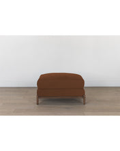 Load image into Gallery viewer, Morrison Wood Base Ottoman

