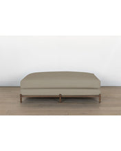 Load image into Gallery viewer, Morrison Wood Base Large Ottoman
