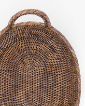 Load image into Gallery viewer, Oval Rattan Tray
