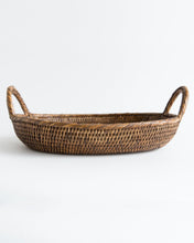 Load image into Gallery viewer, Oval Rattan Tray
