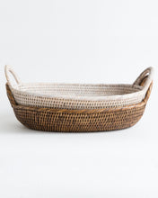 Load image into Gallery viewer, Oval Rattan Tray
