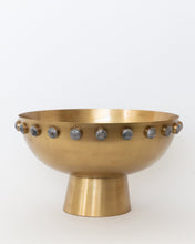 Load image into Gallery viewer, Stone &amp; Brass Bowl
