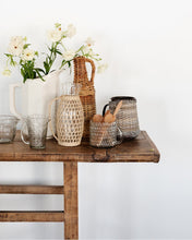 Load image into Gallery viewer, Samos Seagrass &amp; Glass Pitcher
